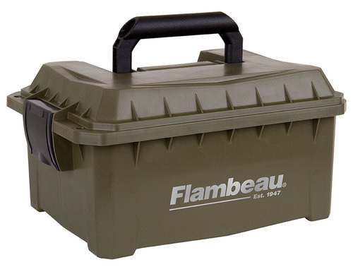 Flabeau Shotshell Ammo Can, 3.5" Shotshells, 9.6Lx7.5Wx4.25D