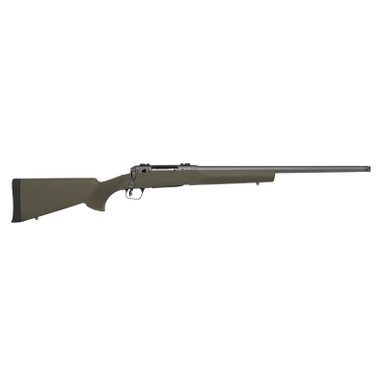 Savage Arms 58030 110 Trail Hunter 223 Rem 4+1 22" Threaded/Medium Heavy Profile, Tungsten Gray Cerakote Barrel/Rec, OD Green Hogue Overmold Stock, Adj. AccuTrigger, Weaver Base