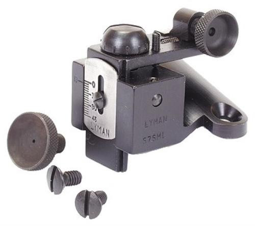 Lyman Peep Peep Sights Bolt Action Centerfire Rifle Blue
