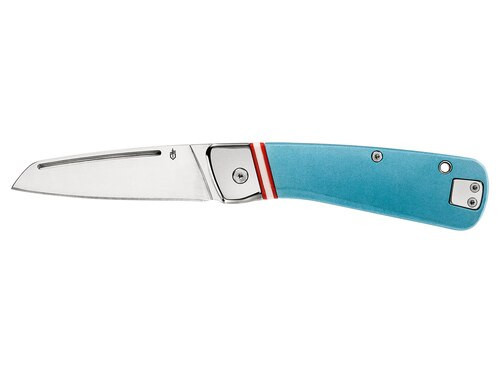 Gerber Straightlace, Folder, 2.9" Blade, Sheepsfoot, Blue