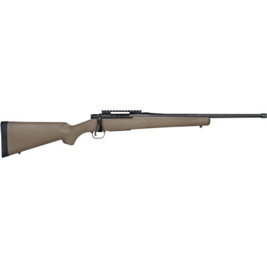 Mossberg 28263 Patriot Predator Full Size 400 Legend 4+1 20" Matte Blued Threaded Barrel, Matte Blued Picatinny Rail Receiver, Fixed Flat Dark Earth Synthetic Stock