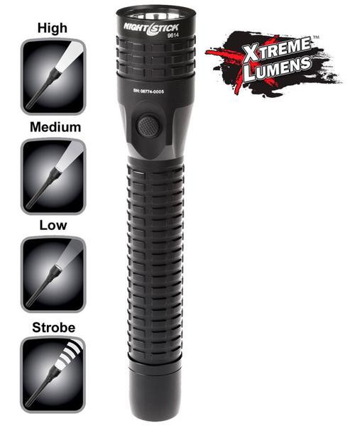 Nightstick Duty/Personal Flashlight 650/200/50 Lumens Lithium Ion Bla