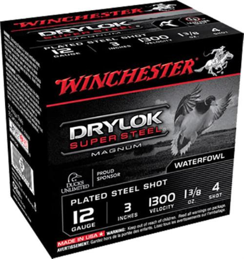 Winchester Super X Waterfowl Loads 12 Ga, 3", 1-3/8oz, 4 Shot, 25rd Box