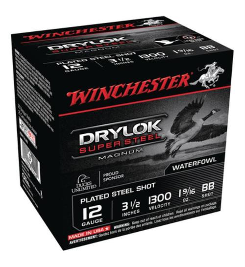 Winchester Super-X Waterfowl Loads 12 Ga, 3.5", 1-5/8oz, BB Shot, 25rd Box