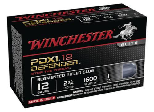 Winchester PDX1 Defender Segmenting Slug 12 Ga, 2.75 Inch, 1 Ounce, Segmenting Slug, 10rd Box