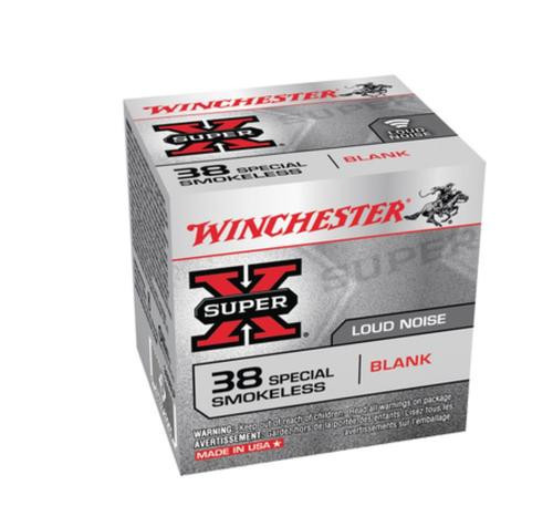Winchester Super X Blank 38 Special 50rd Box - Not Ammo, These Are Blanks
