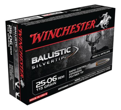 Winchester Ballistic Silvertip .25-06 Remington 115gr, 20rd Box