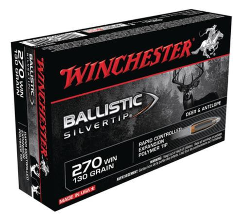 Winchester Supreme 270 Winchester Ballistic Silvertip 130gr, 20rd Box