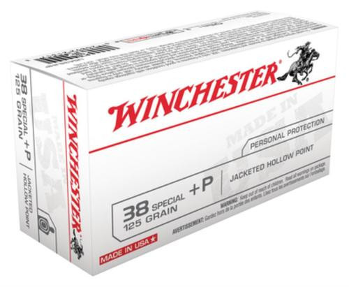 Winchester .38 Special 125 Gr, JHP, 50rd Box