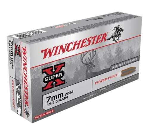 Winchester Super X 7mm Winchester Short Magnum Power-Point 150gr, 20Box/10Cs