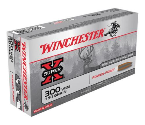 Winchester Super-X .300 Winchester Short Magnum 150gr, Power-Point 20rd Box