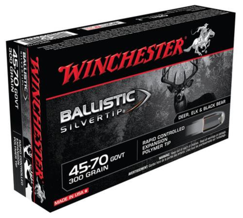 Winchester Ballistic Silvertip .45-70 Government, 300gr, 20rd Box
