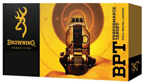 Browning BPT Range Ammo 9MM Fmj 115 Gr 100 Rd/Bx