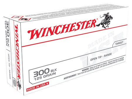 Winchester 300 Blackout 125 Open Tip, 20rd Box