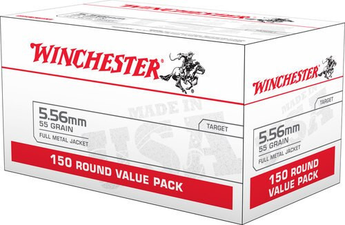 Winchester 5.56mm Value Pack 55gr, FMJ, 150rd Box