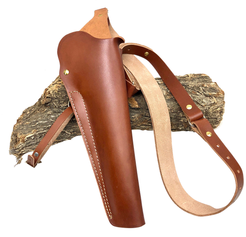 Hunter Hunter Bandoleer S&W 500 8.375", Leather Brown