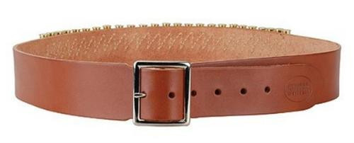 Hunter 2" Cartridge Belt 45LC, Large, Brown, Leather