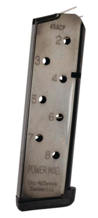 Chip McCormick 1911 Power Mag, Black, 8rd