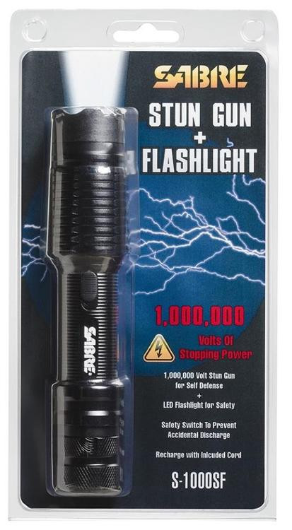 Sabre 1 Million Volt Stun Gun, With Light