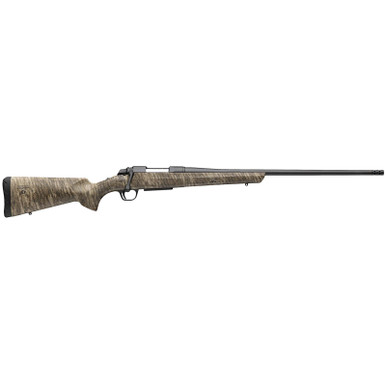 Browning 035841224 AB3 270 Win 4+1 22" Matte Blued Threaded Sporter Barrel, Matte Blued Drilled & Tapped Steel Receiver, Fixed w/Textured Grip Panels Mossy Oak Bottomland Composite Stock