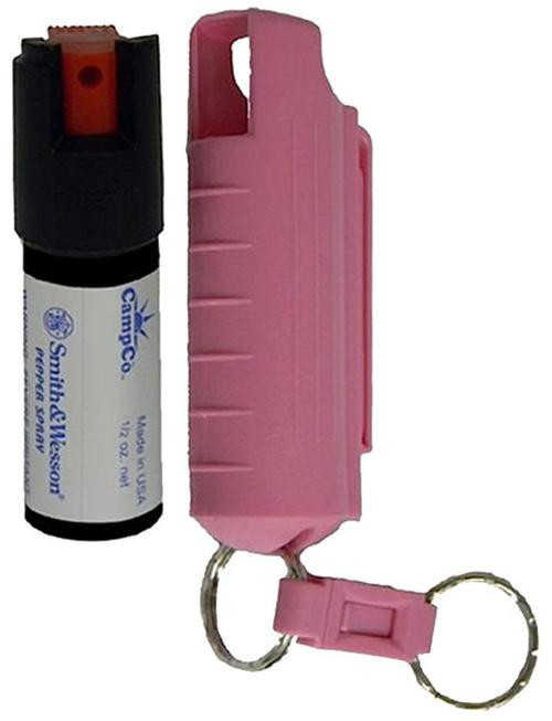 SW Pepper Spray/CampCo Pepper Spray 15% Plastic Keychain Case .5 oz Black