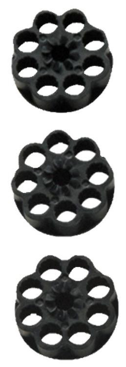 Crosman 1088 Spare Clips 8rd 177 Pellet/BB 3 Pack Black