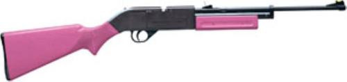 Crosman Model 760 Pumpmaster Redesigned, .177 BB, 17", Polymer Stock, Pump Action, Large 1,000 BB Reservoir, Easy-Access Loading Port, 18rd Magazine, Adjustable Rear Sight, 645 Feet Per Second, Pink Finish