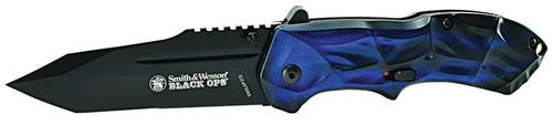 Smith & Wesson Knives Black Ops Folder 3.4" 4034 Stainless Steel Drop Point Tan