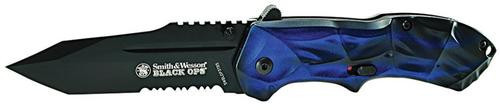 Smith & Wesson Knives Black Ops Folder 3.4" 4034 Stainless Steel Drop Point Ta