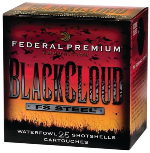 Federal Premium Black Cloud Waterfowl 12 Ga 3.5 Inch 1500 FPS 1.50 Ounce 2 Shot 25 Per Box
