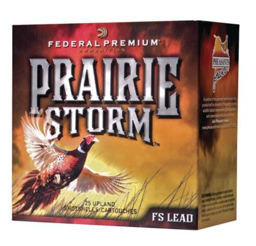 Federal Premium Prairie Storm FS Lead 12 Ga, 3", 1350 FPS, 1.625oz, 4 Shot, 25rd Box