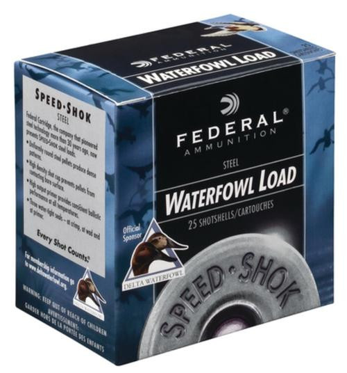 Federal Speed-Shok Steel 12 Ga, 3", 1550 FPS, 1.125oz, T Shot 25rd/Box