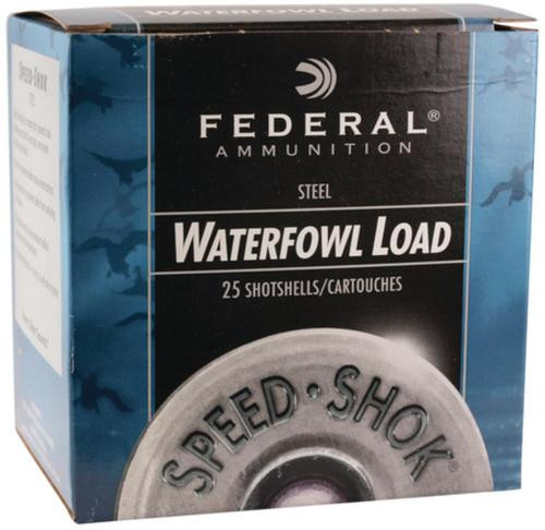 Federal Speed-Shok Steel 12 Ga, 3.5", 1500 FPS, 1.5oz, 2 Shot, 25rd/Box