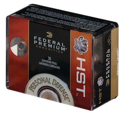 Federal HST Personal Defense 9mm 124gr, Jacketed Hollow Point 20rd Box