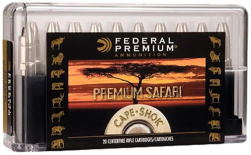 Federal Cape-Shok 458 Win Mag Trophy Bonded Bear Claw 400gr, 20Box/10Case