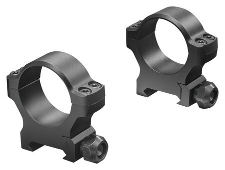 Leupold Back Country Cross-Slot Rings, 1", High, Matte Black