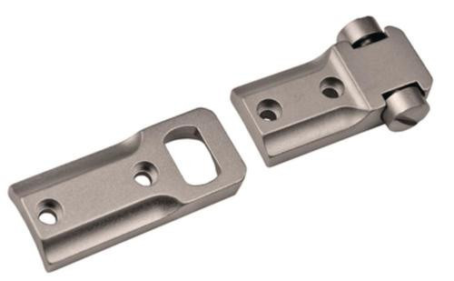 Leupold Reversible Front 2-Piece Base For Weatherby Mark V Silver Finish