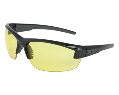 Howard Leight Uvex Mercury Eyewear Black Frame Amber Lens