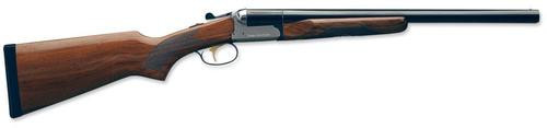 Stoeger Coach Gun Supreme SxS, AA-Grade Gloss Walnut, Blue/Stainless Receiver 12 Ga, 20" Barrel