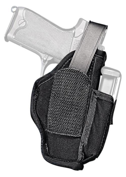 Uncle Mike's Sidekick Hip Holster With Magazine Pouch Size 45 For 3" Taurus Judge/Smith & Wesson Governor Black Ambidextrous