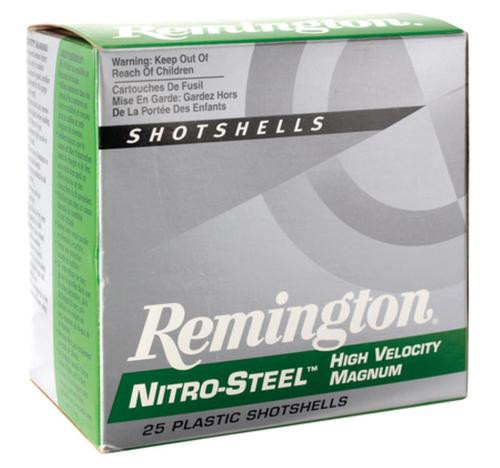 Remington Nitro Steel Shotshells 12 Ga, 3", 1.4oz, T Shot, 25rd Box