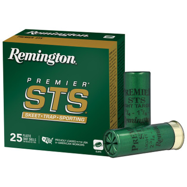 Remington Ammunition 20240 Premier STS 12 Gauge 2.75" 1 1/8 oz 7.5 Shot 25 Per Box/ 10 Cs