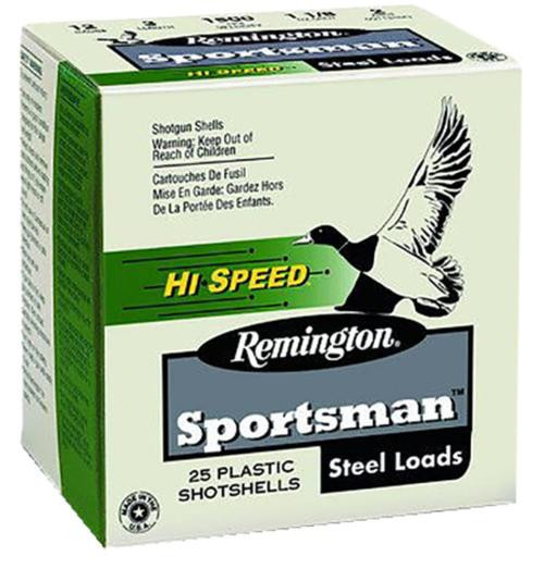 Remington Sportsman Hi-Speed Loads 12 Ga 3 1.3oz 2 Shot 25rd Box