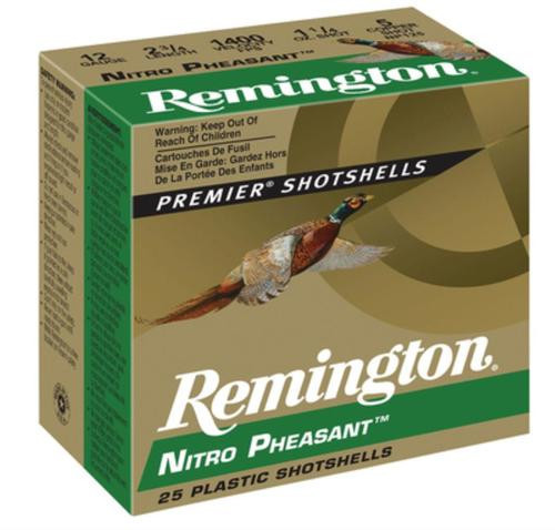 Remington Nitro Pheasant 20 Gauge, 3 Inch, 1185 FPS, 1.25 Ounce, 6 Shot, 25rd/Box