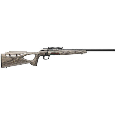 Winchester Repeating Arms 5252271003 Xpert Target 21 Sharp 10+1 18" Matte Black Threaded Bull Barrel, Matte Black Picatinny Rail Steel Receiver, Gray Adj Comb & LOP Thumbhole Laminate Stock