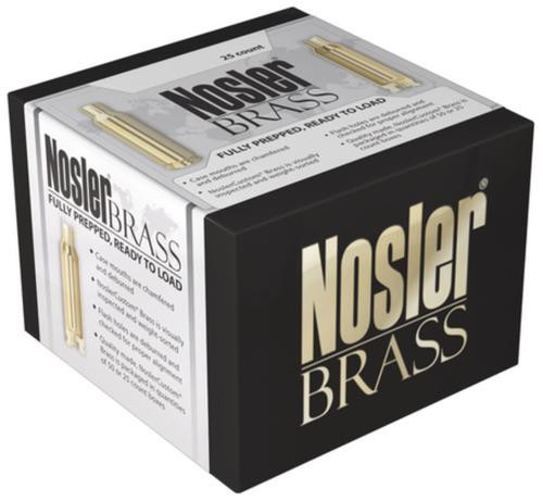 Nosler Unprimed Brass Cases .300 Winchester Short Magnum 25/Box