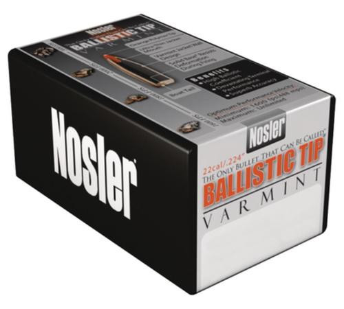 Nosler Ballistic Tip Varmint Bullets .224 Diameter 40 Grain Spitzer 1000 Per Box,NOT AMMO THESE ARE RELOADING BULLETS