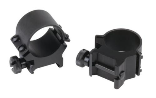 WeaverSureGripRings1InchHighBlack