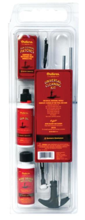 Outers Rifle Cleaning Kit .243/6.5MM Caliber, Clamshell