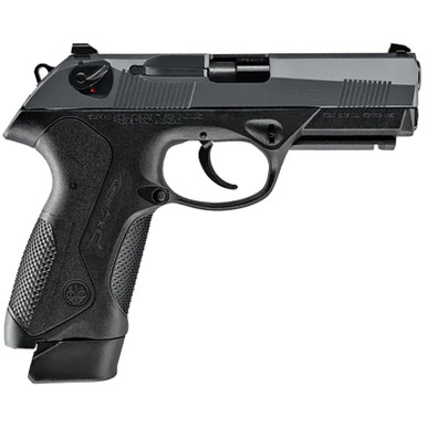 Beretta USA JXF9G10SD PX4 G-SD Full Size Frame 9mm Luger 10+1 4" Black Inox Heavy Contour Rotating Barrel, Black Bruniton Serrated Steel Slide, Black Polymer Frame w/Picatinny Rail